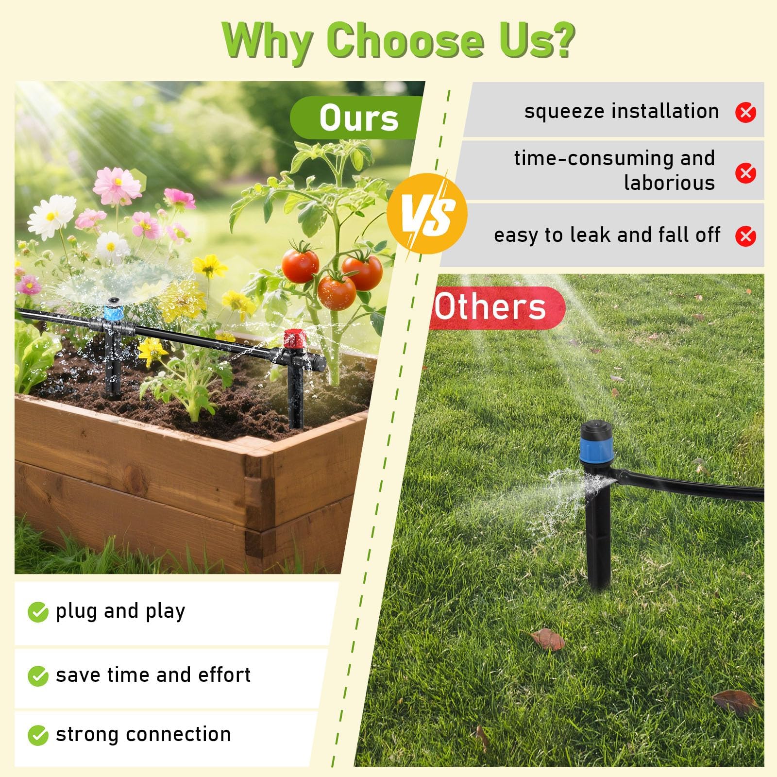 MQHUAYU durable sun-resistant tubing withstands outdoor use