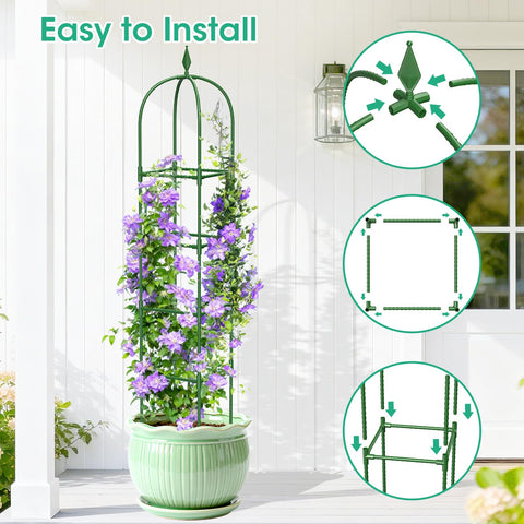 MQHUAYU tool-free assembly makes setup quick for solo gardeners.