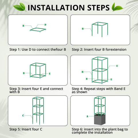 MQHUAYU easy-assembly vertical garden setup fits patios and beds.
