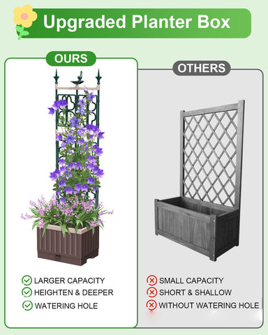 MQHUAYU easy, tool-free assembly gets you planting quickly.