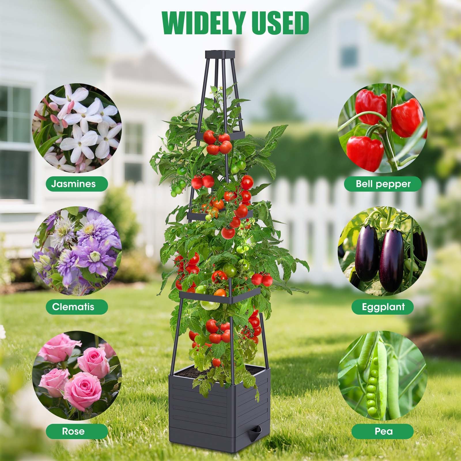 MQHUAYU indoor-outdoor planter suitable for various spaces
