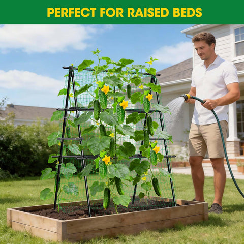 MQHUAYU sturdy legs insert into soil for stable outdoor use.