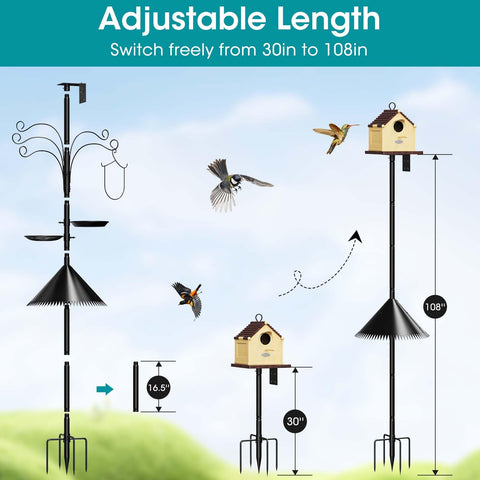 MQHUAYU hummingbird swing invites fluttering visits in your garden.
