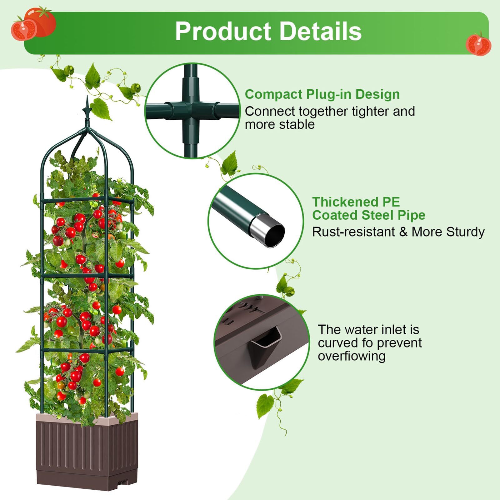 MQHUAYU multi-plant capacity for tomatoes and cucumbers