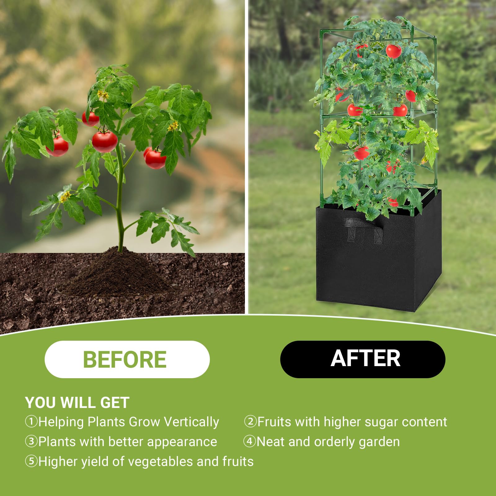 MQHUAYU outdoor garden trellis system with protective coating resists weather.