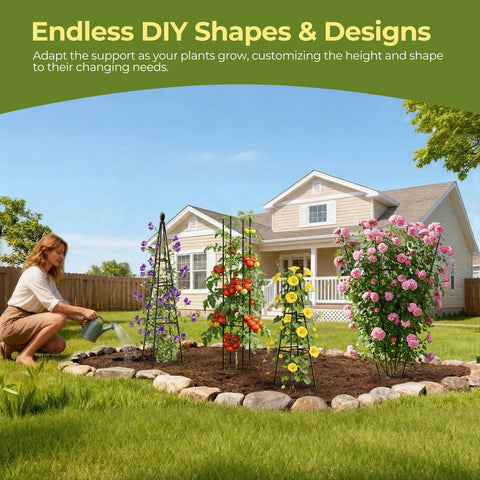 MQHUAYU rustproof outdoor trellis with PE coating endures weather.