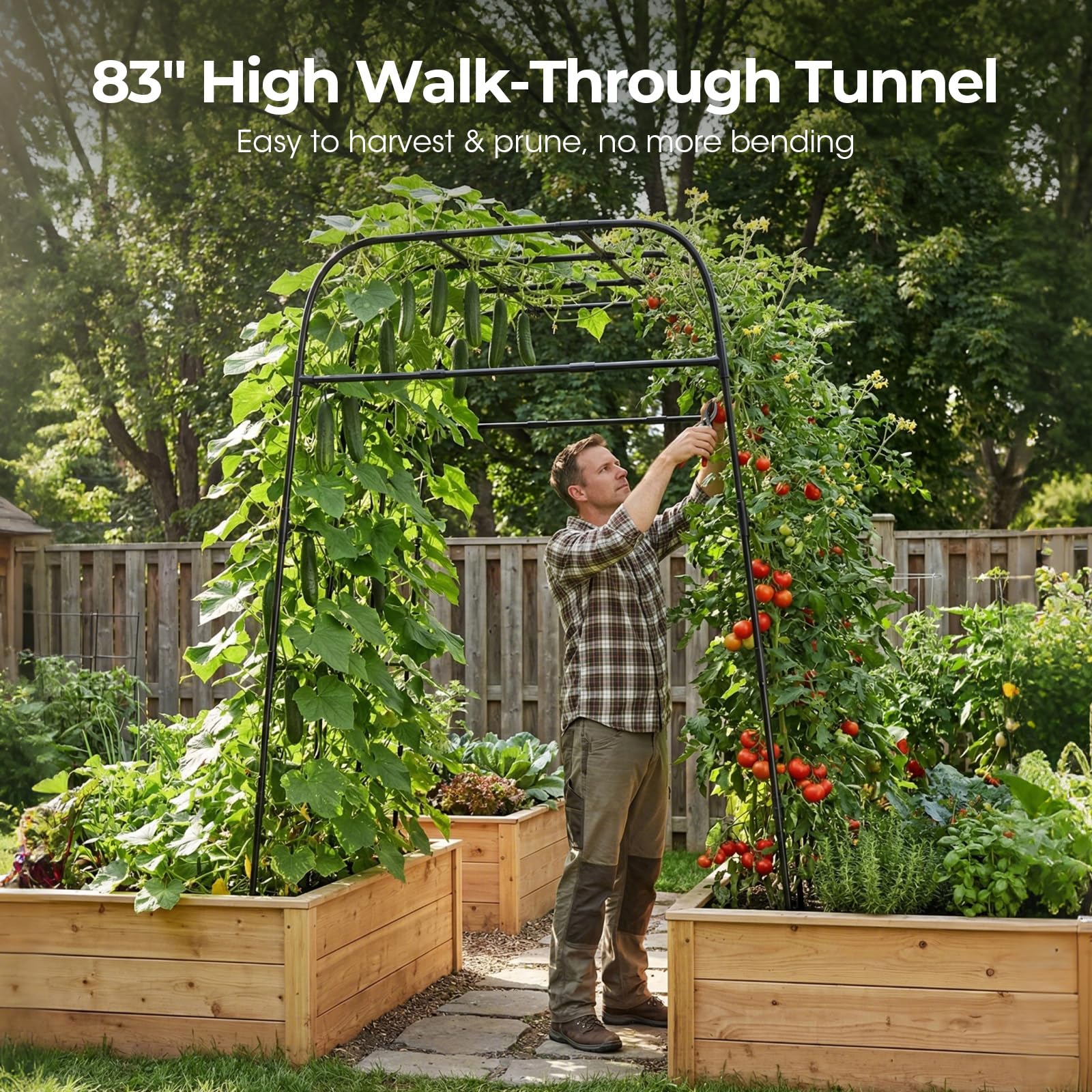 MQHUAYU rustproof PE coated steel frame resists weather