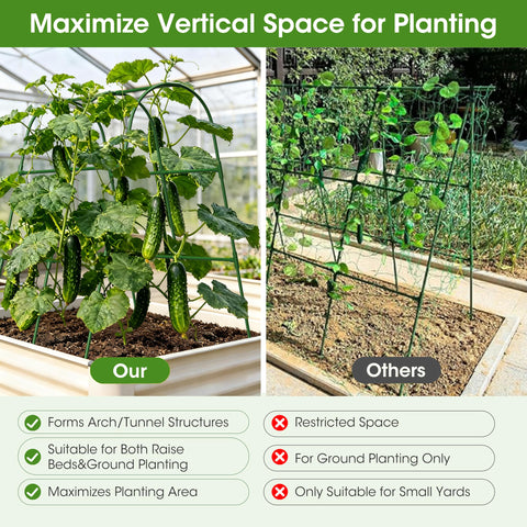 MQHUAYU stainless-core trellis with coating guards against corrosion and sun exposure.