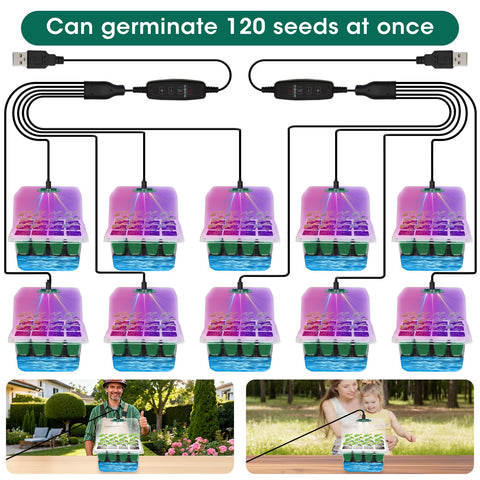 MQHUAYU sustainable seed starting system for home gardens.