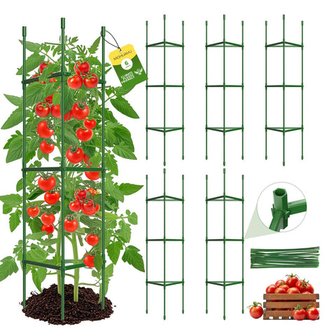 MQHUAYU tomato cage hexagon connector ensures strong, reusable garden support.