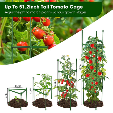 MQHUAYU tool-free assembly shows quick, simple garden setup.