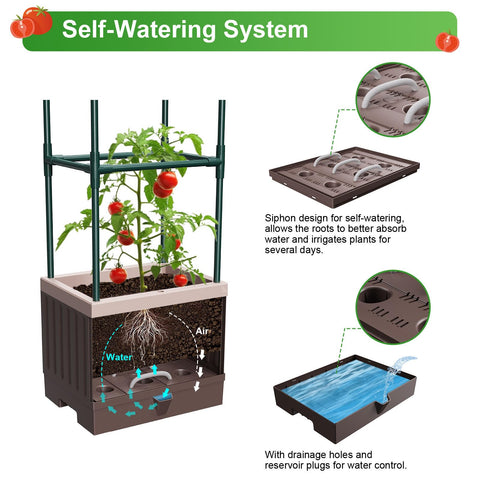 MQHUAYU sturdy trellis supports vines and prevents breakage