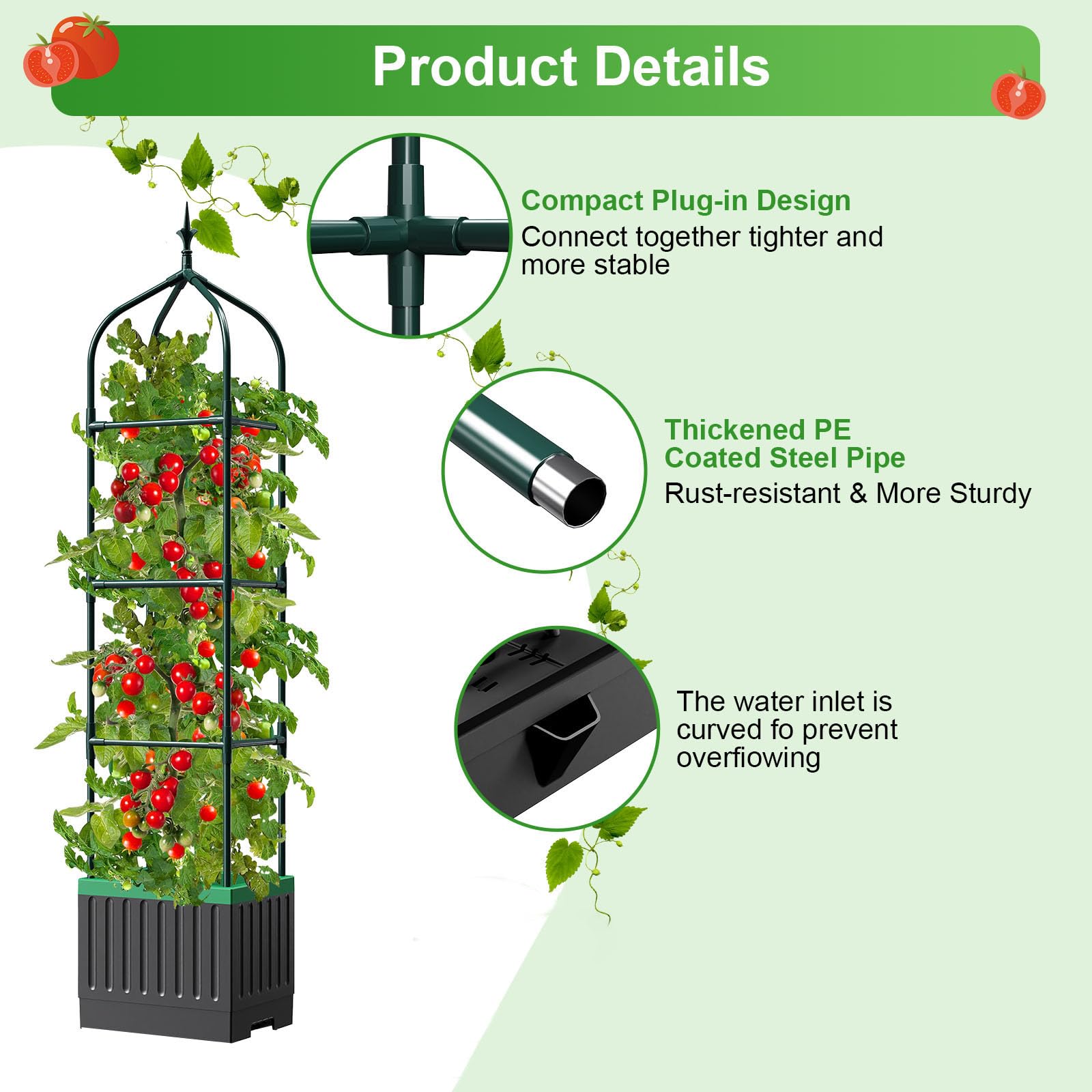 MQHUAYU trellis encourages climbing plants to flourish