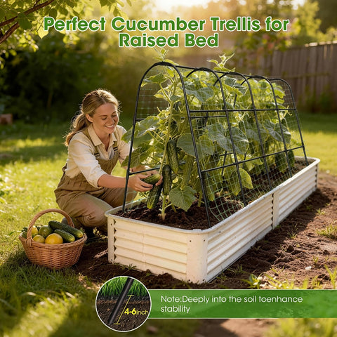 MQHUAYU trellis core is rustproof to protect plants and extend life.
