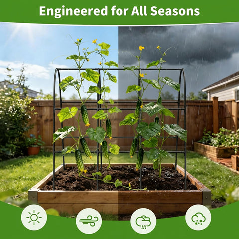 MQHUAYU Vegetable support suitable for cucumbers peas beans and tomatoes
