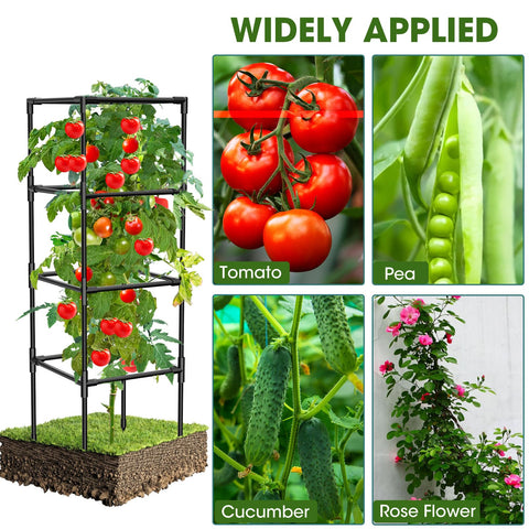 MQHUAYU durable steel construction emphasizes long-lasting garden support.