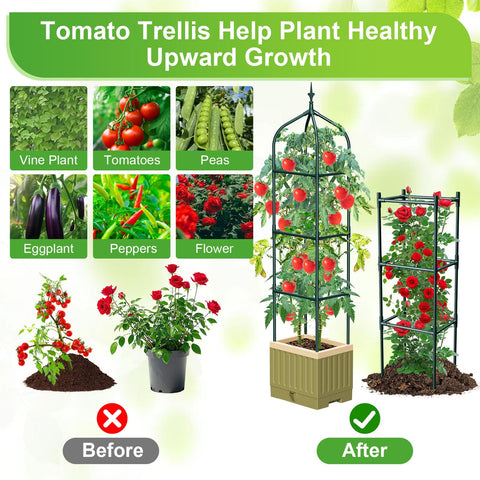 MQJIAZHI durable PP planter box for all-weather use