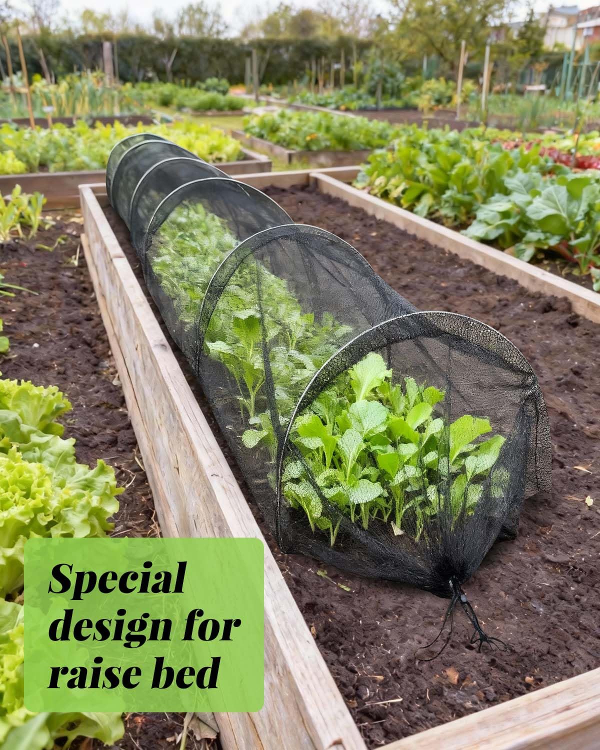 MQJIAZHI end-entry access for convenient row-length plant care.