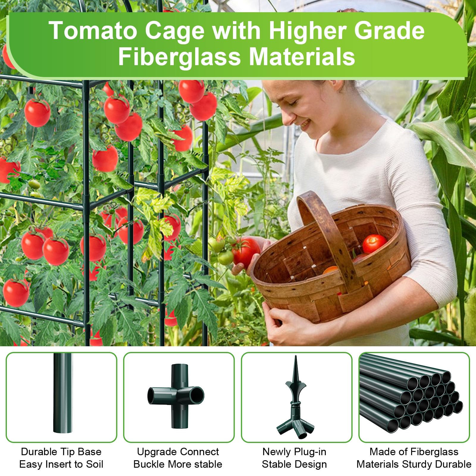 MQJIAZHI steel-core trellis with coating provides strong support