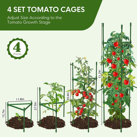 MQJIAZHI height adjustment shows adaptable support as plants grow.