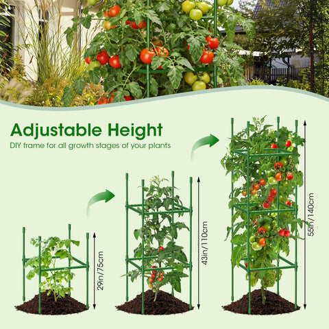 MQJIAZHI tomato cage hex connector with buckle ensures high load capacity.
