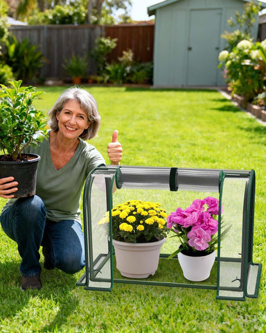 MQJIAZHI garden-friendly setup on balcony or windowsill for containers