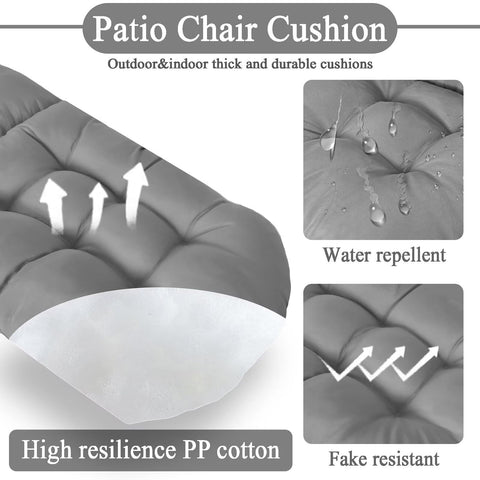 MQK Adirondack chair cushion, size 44x19x4 fits most chairs