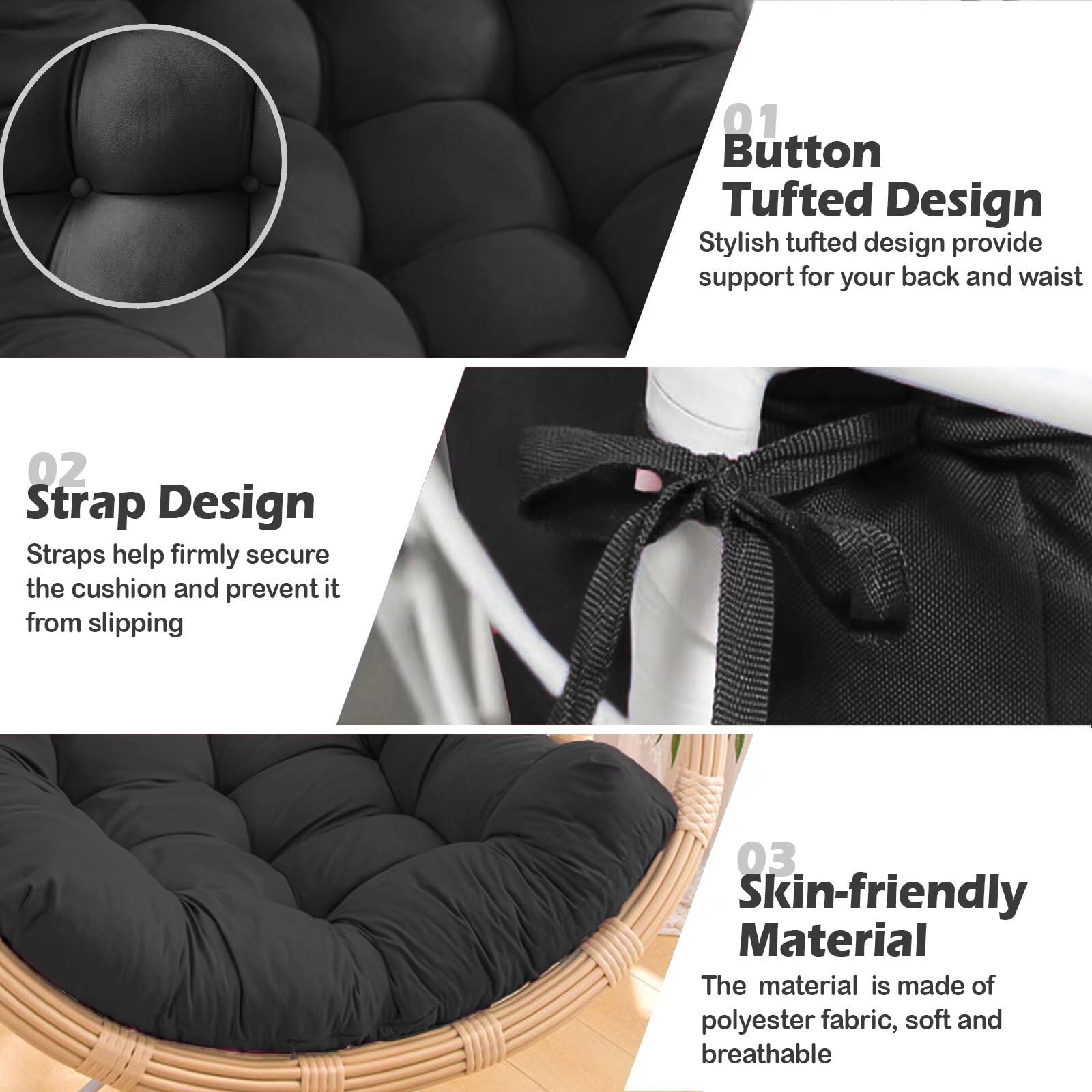 MQK high elasticity PP cotton inside for lasting fluff and shape