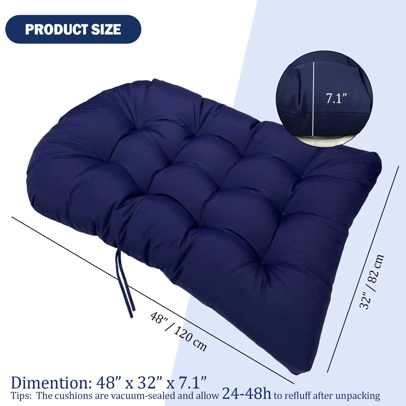 MQK cushion is easy to fluff and spot-clean for quick refresh