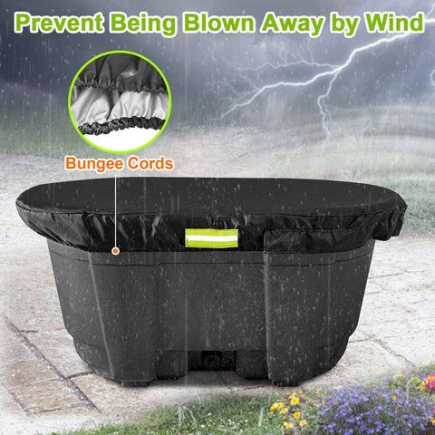 MQLD Rubermaid insulated tank cover for outdoor use