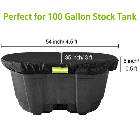MQLD Rubermaid cover offers universal compatibility with stock tanks and outdoor items.