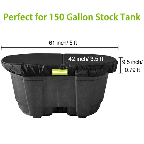 MQLD Rubermaid universal-fit design works with most 150-gallon tanks