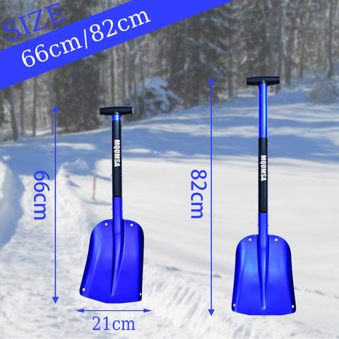 MQUMSA compact, car-ready shovel ideal for emergencies and outdoor use.