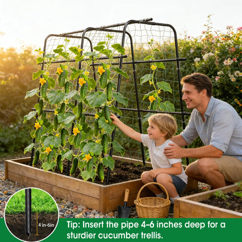 MQUPIN easy DIY assembly shown for quick garden setup.