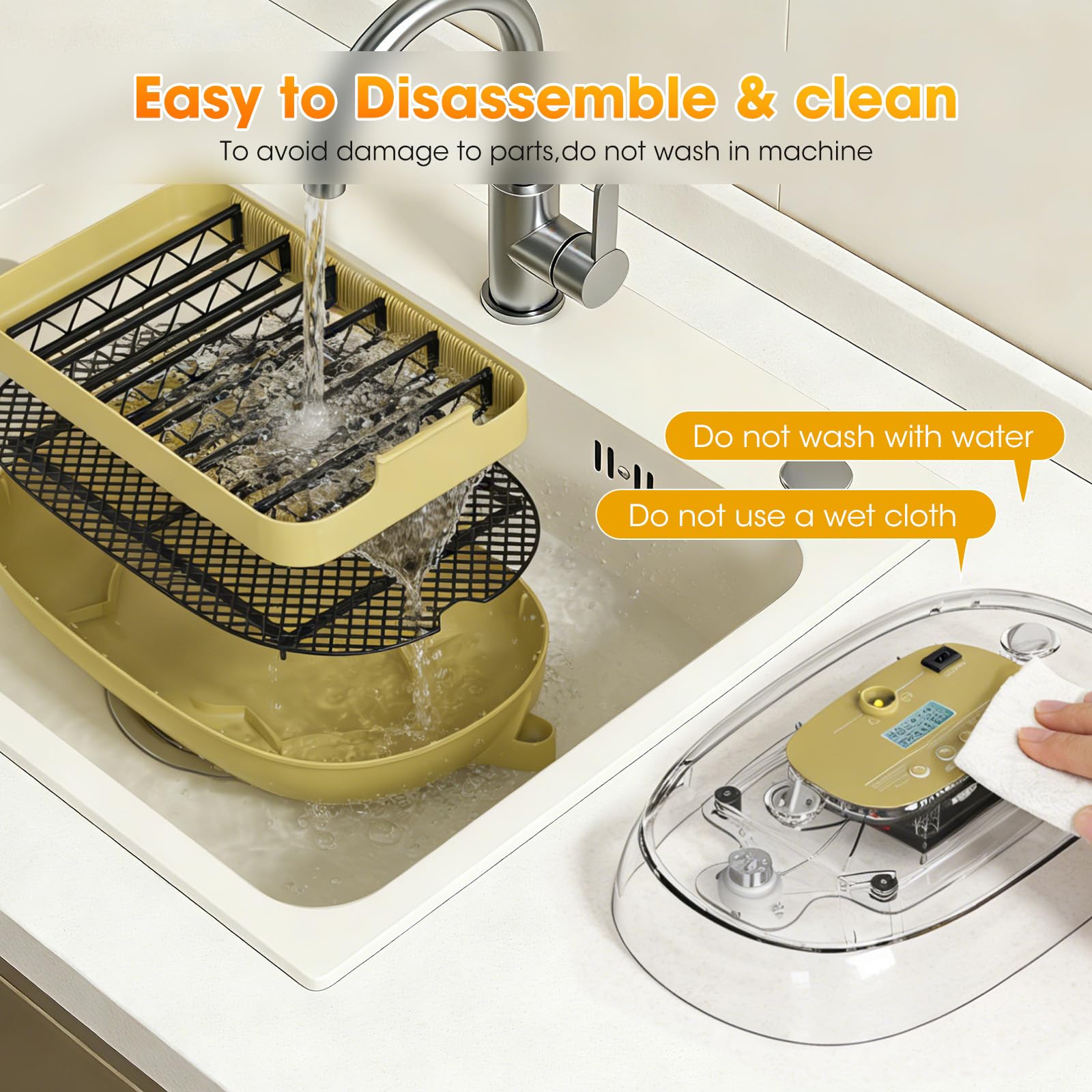 MQUPIN sealed housing design supports clean and easy maintenance.