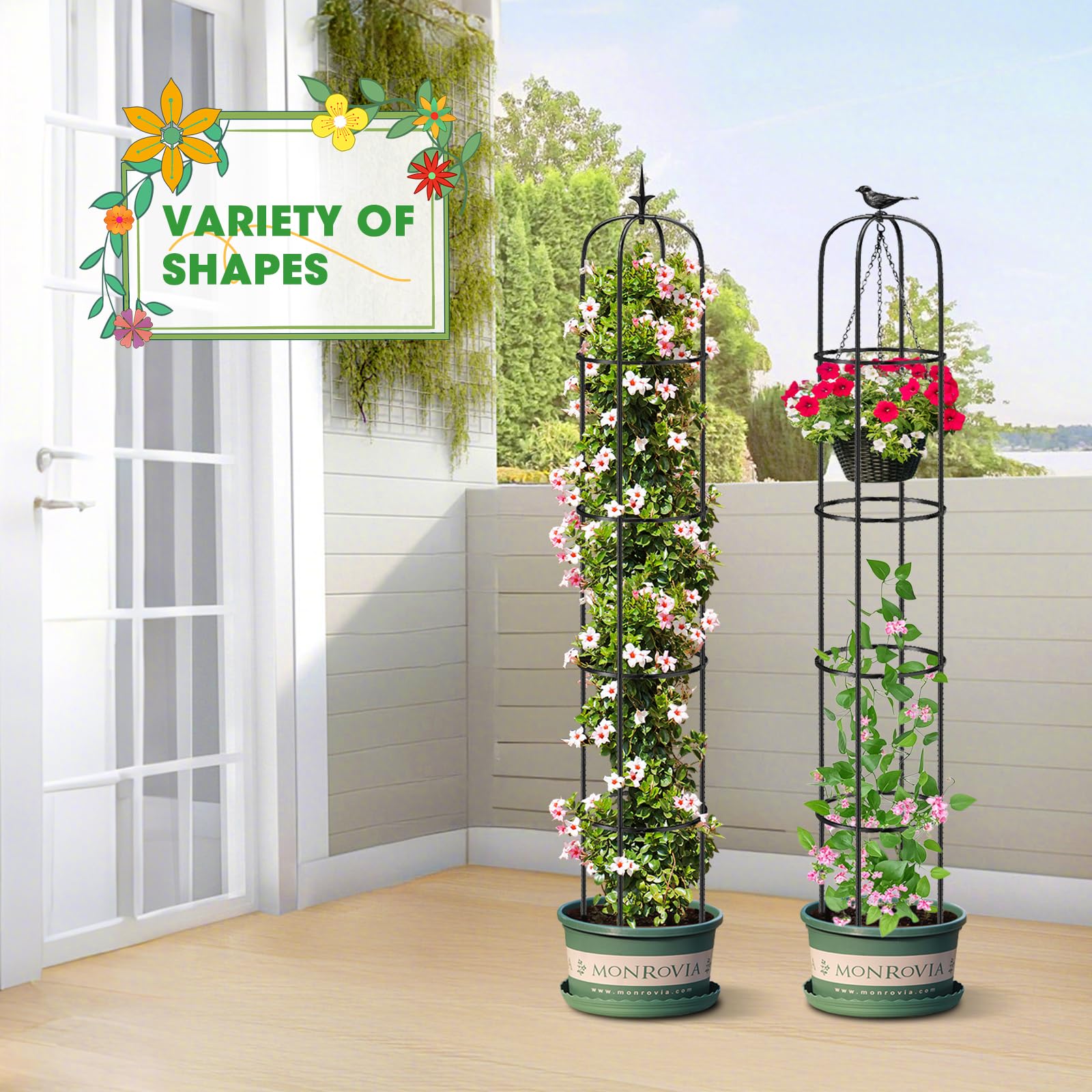 MQUPIN Decorative focal garden piece ready for garlands or fairy lights