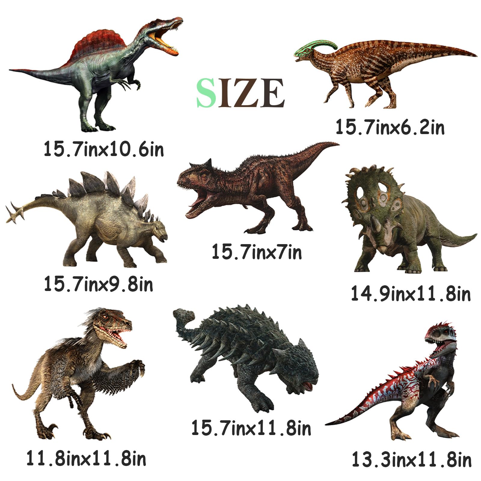 MQZQP Dinosaur Yard Sign with stakes enables quick outdoor installation
