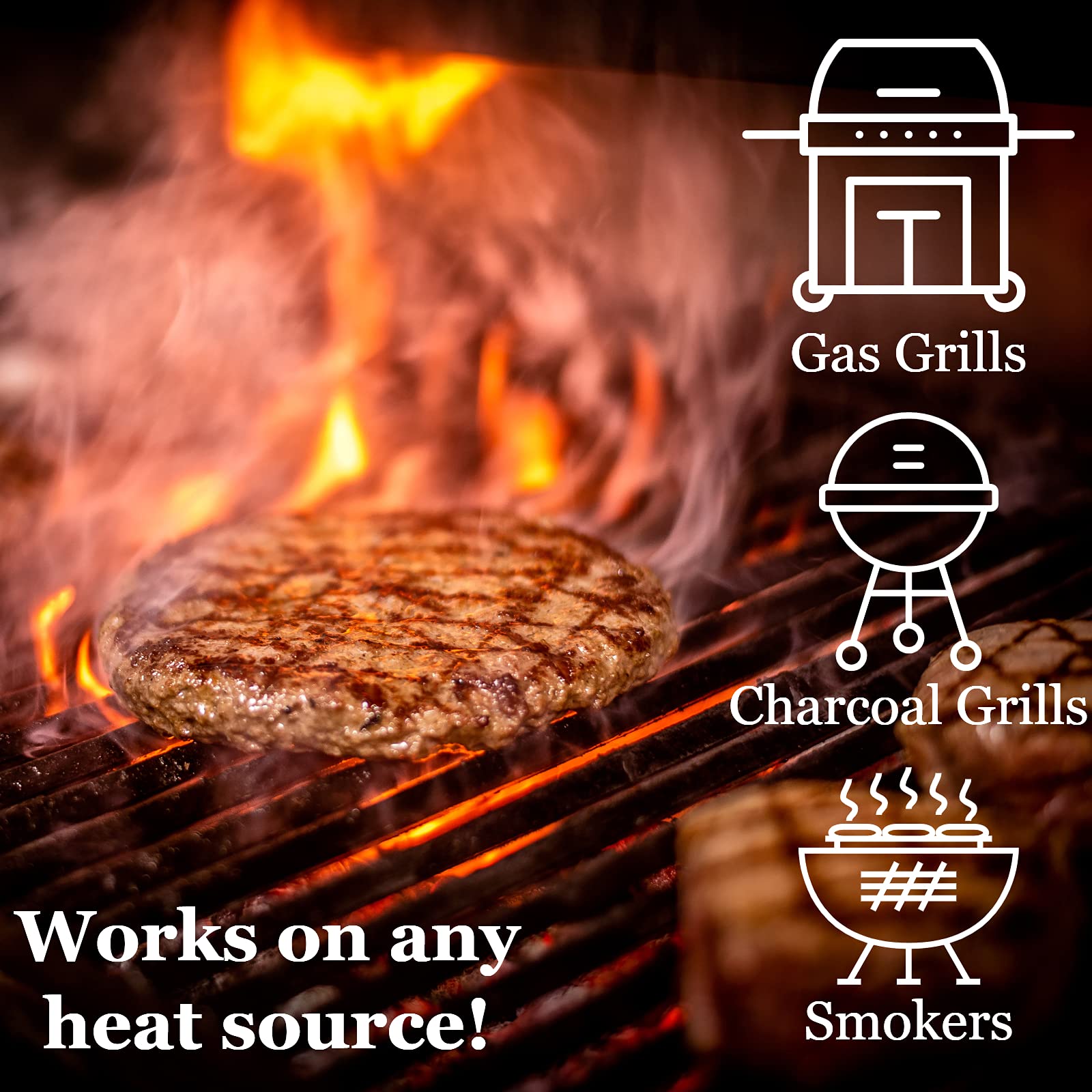 Mr. Bar-B-Q apple wood chips ideal for camping grills and campfires.