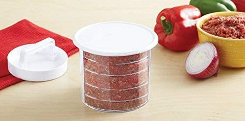 Mr. Bar-B-Q non-stick coating prevents sticking during patty formation