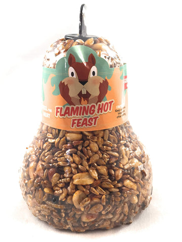 Mr. Bird Flaming Hot Feast ingredients closeup highlights hearty mix for feathered visitors
