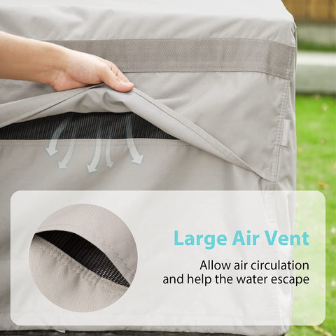 MR. COVER beige color adds stylish look to any patio space.