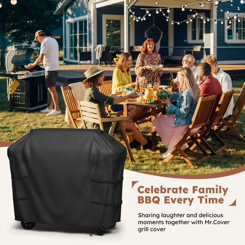 MR. COVER smooth rubber-coated exterior cleans easily with a damp cloth.