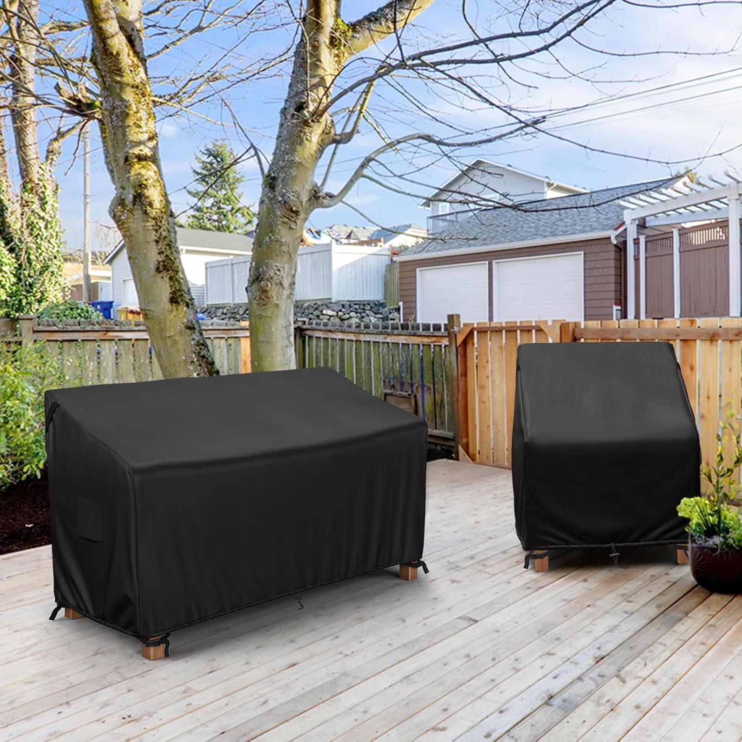 MR.COVER easy-clean removable cover handles simplify setup and maintenance.