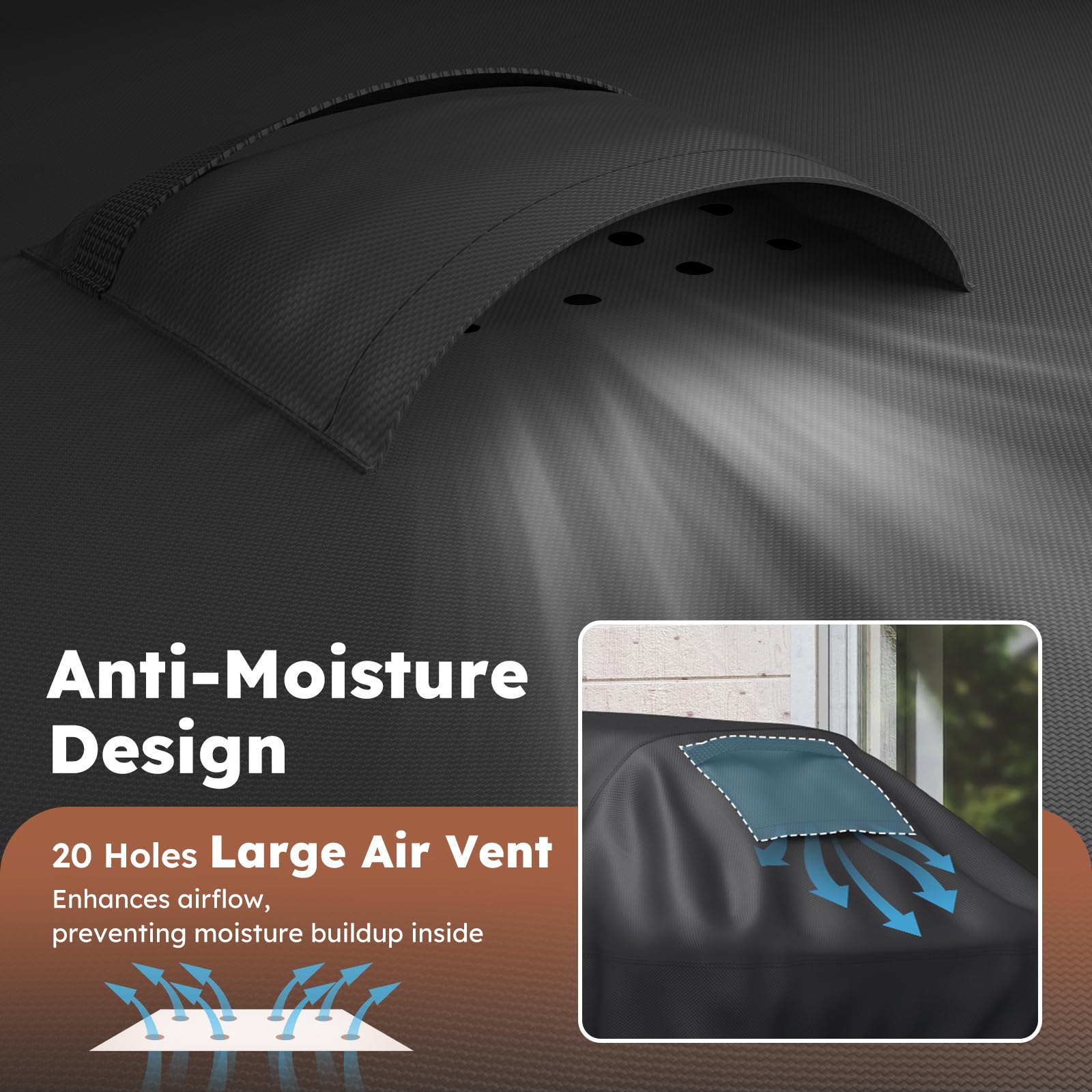 MR. COVER four-season protection keeps your Weber Spirit ready year-round.