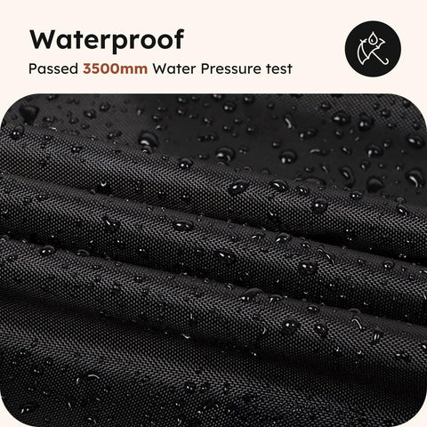 MR. COVER 600D material delivers durable outdoor protection.