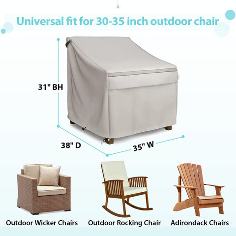MR. COVER heavy weave fabric close-up shows rugged protection for chairs.