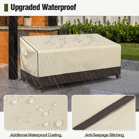 MR. COVER UPF50+ UV protection helps keep outdoor furniture color vibrant.