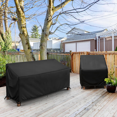 MR COVER side vents reduce condensation for a drier sofa.