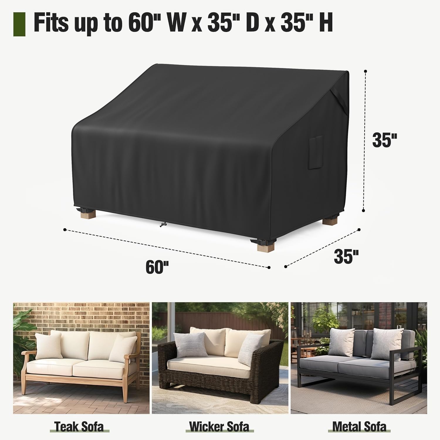 MR. COVER UV-resistant fabric safeguards cushions from sun fading and color loss.