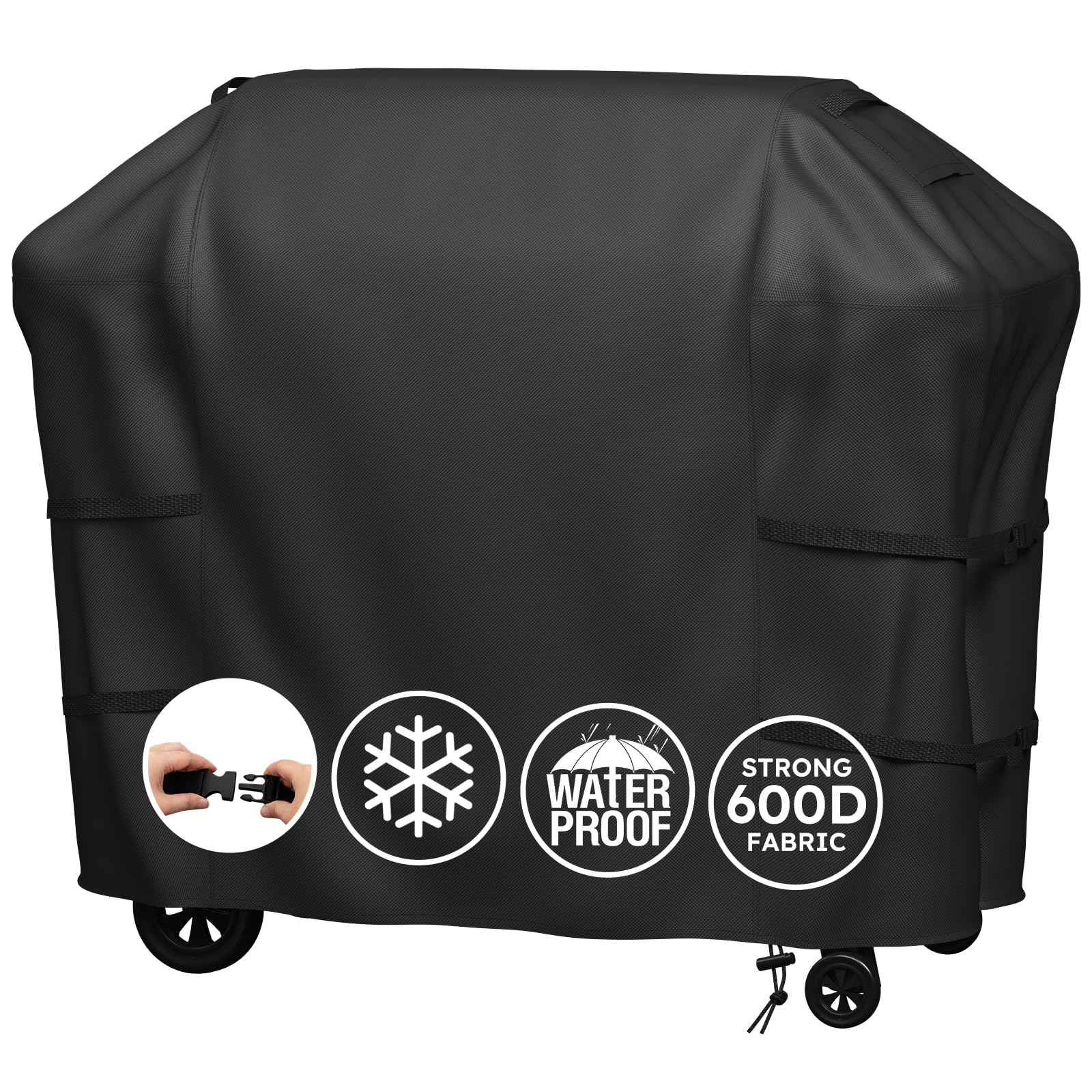 MR. COVER for Weber Spirit 200/300 series 52-inch cover shields grill from rain and sun.